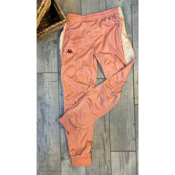 Kappa Pants - Kappa Pink Peach 222 Banda Jogger Track Pants Women’s Size Small